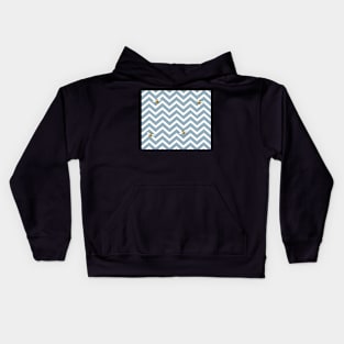 Chevron and Bees Kids Hoodie